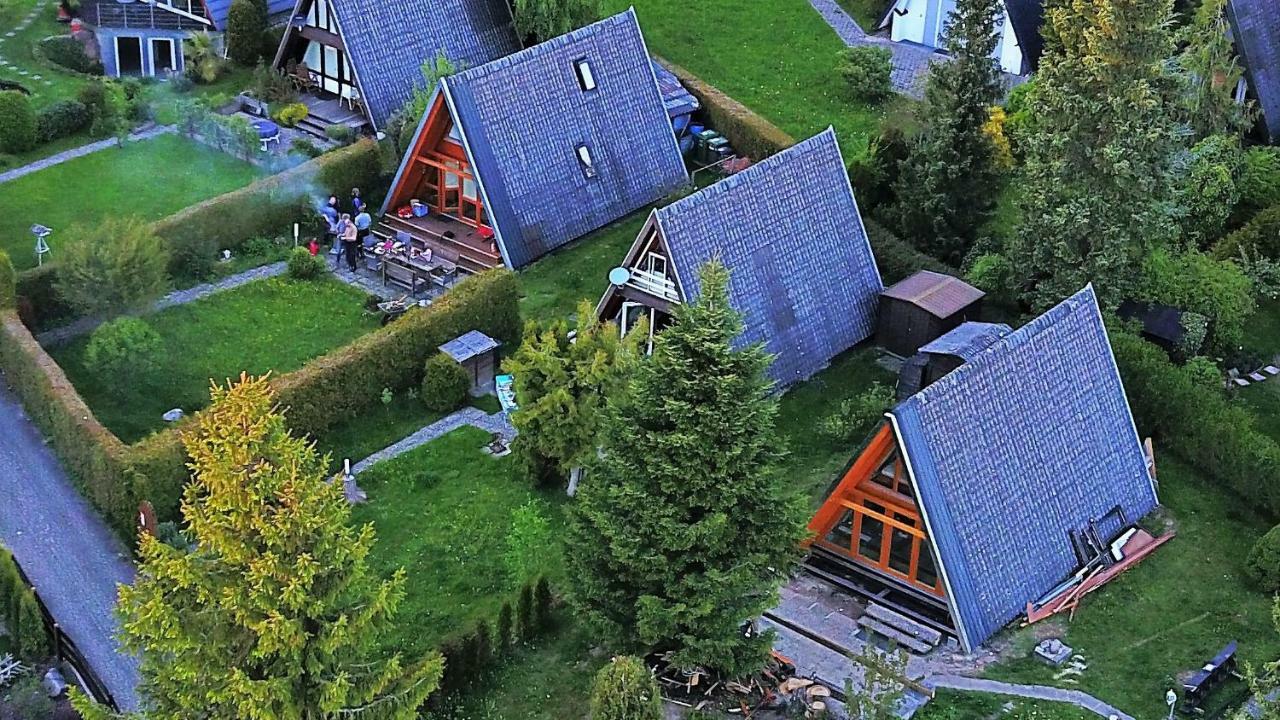 Nurdachhaus Ferienpark Schellbron Schellbronn エクステリア 写真